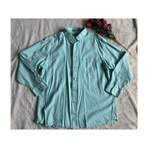 Daniel Cremieux Light Green Dress Shirt Size XL